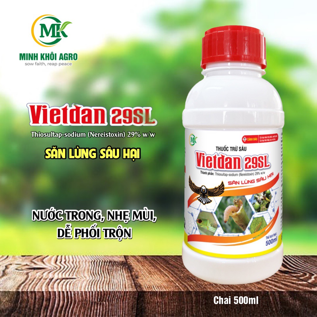 Thuốc trừ sâu Vietdan 29SL - Chai 500ml